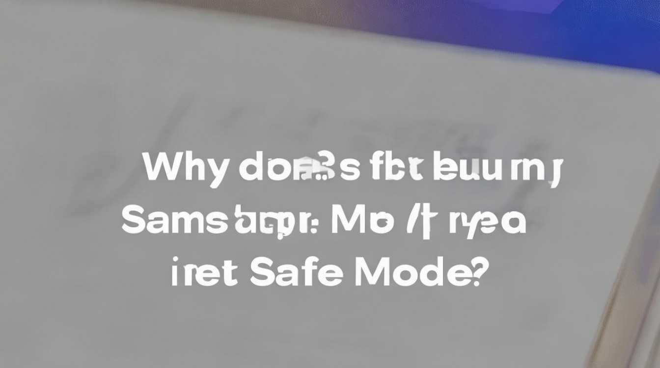 三星怎么不进安全模式？三星手机进不了安全模式怎么办