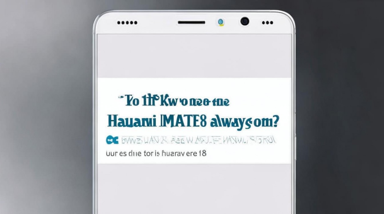 华为MATE8屏幕怎么常亮，华为Mate8屏幕设置常亮方法