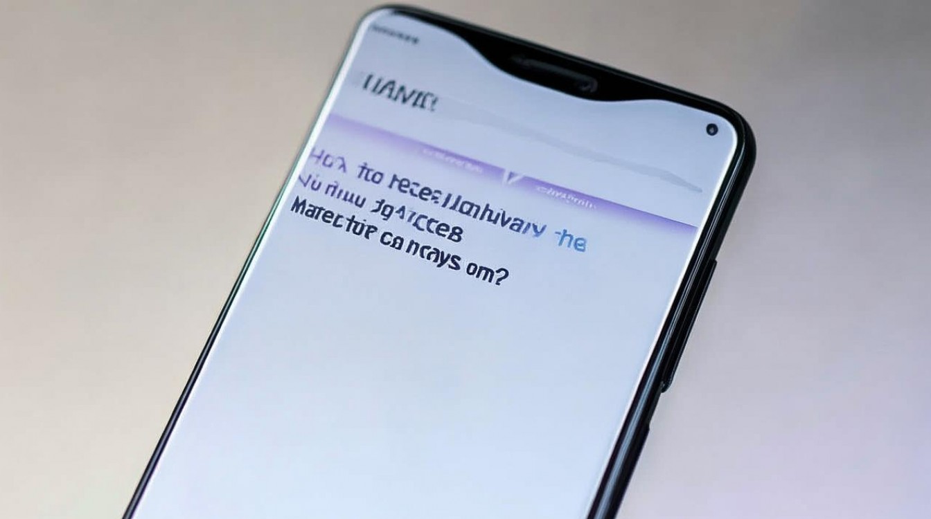 华为MATE8屏幕怎么常亮，华为Mate8屏幕设置常亮方法