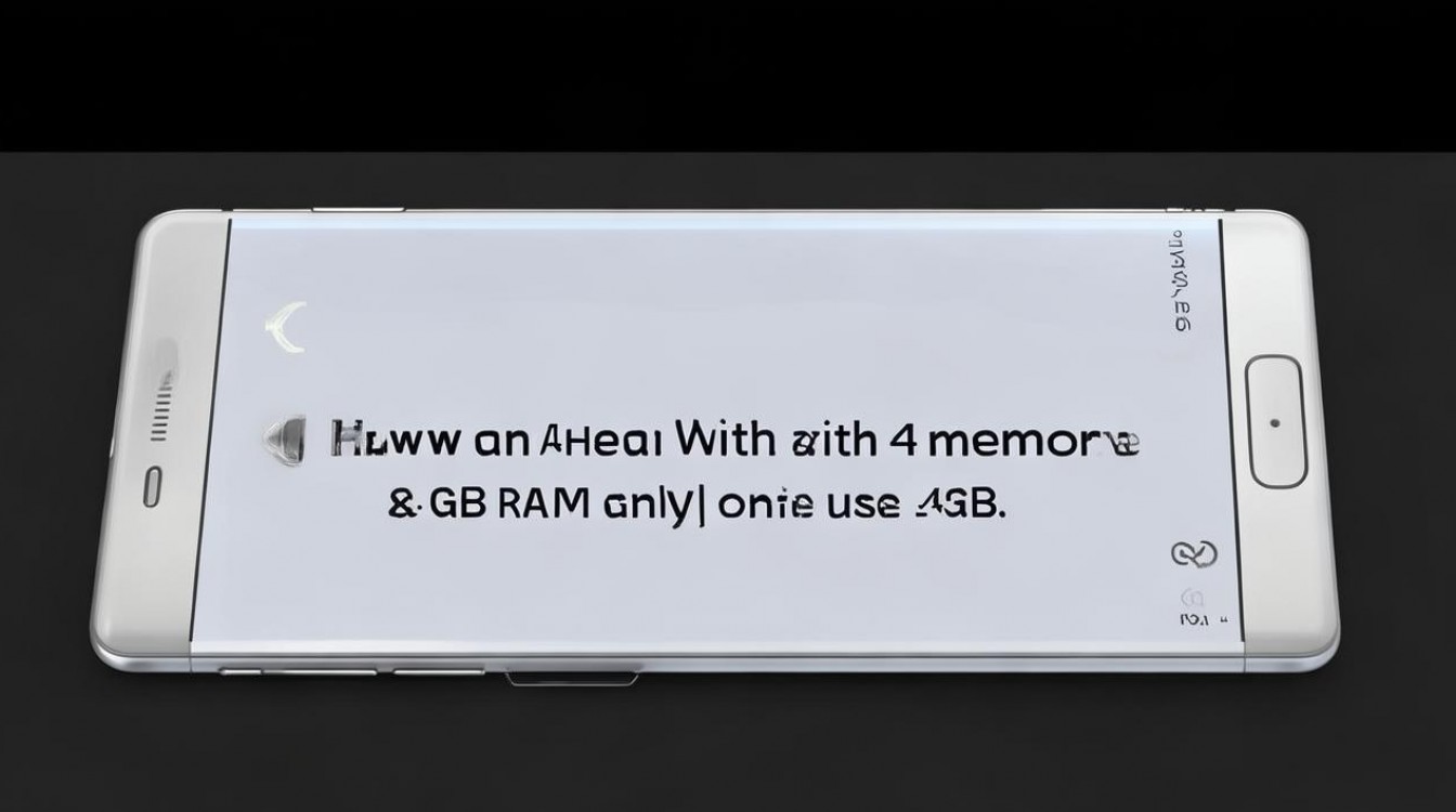 华为4x内存8g怎么只能用4g