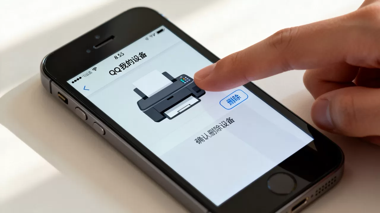 iphone5s手机qq怎么能把我的设备里我的打印机弄没,qq打印机怎么删除 iphone5s手机qq怎么能把我的设备里我的打印机弄没,qq打印机怎么删除