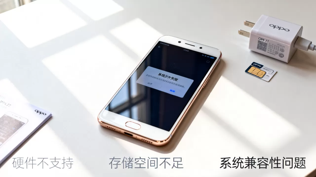 oppor7为什么不能升级系统，oppo r7升级失败原因