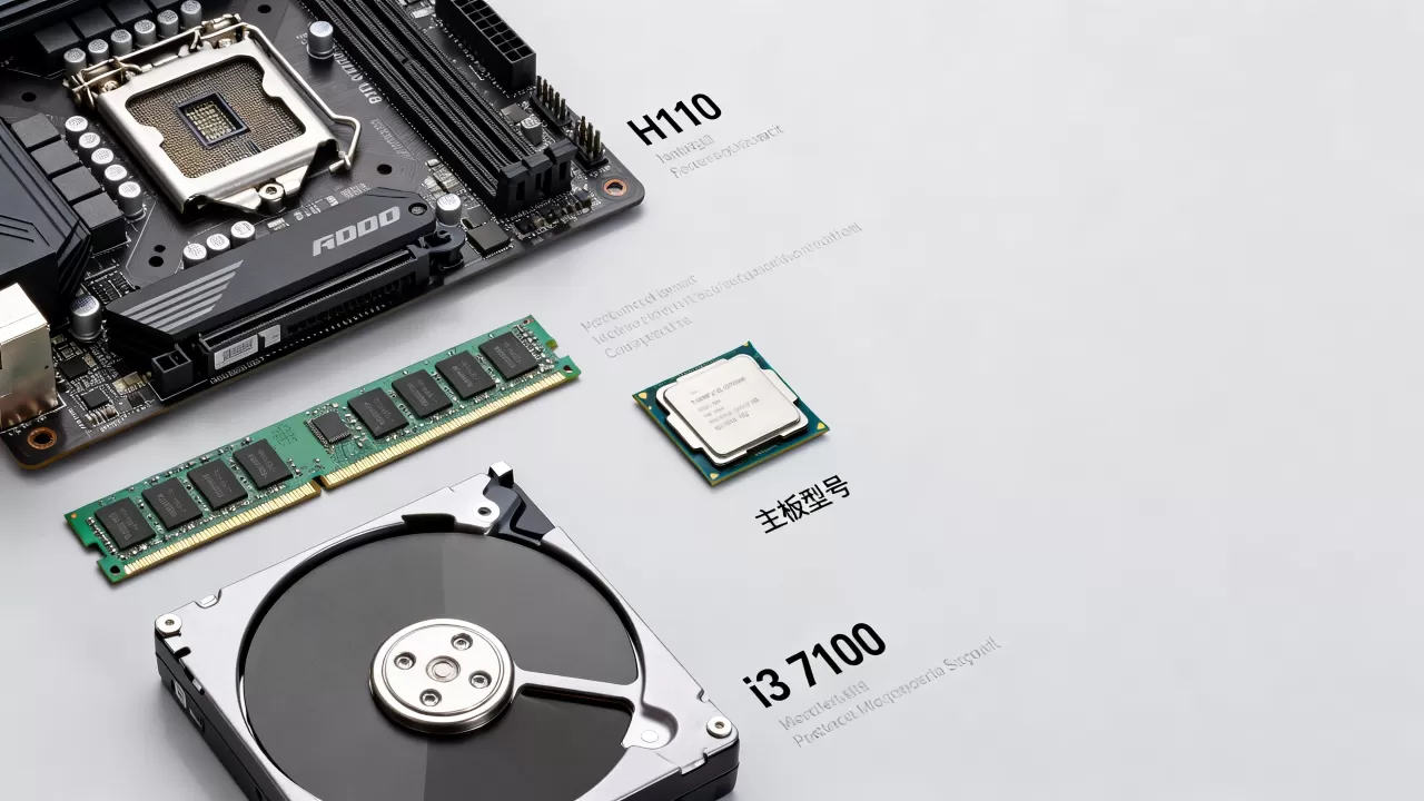 i3 7100不带显卡配置单，i37100不带显卡配什么主板