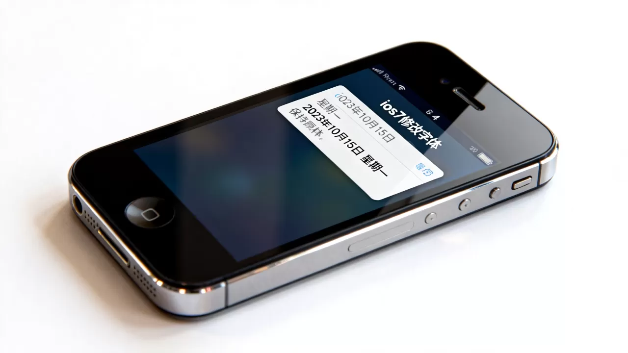 iphone4 ios7修改字体通知栏日期不变,ios7修改字体后通知栏日期怎么保持原样 iphone4 ios7修改字体通知栏日期不变,ios7修改字体后通知栏日期怎么保持原样