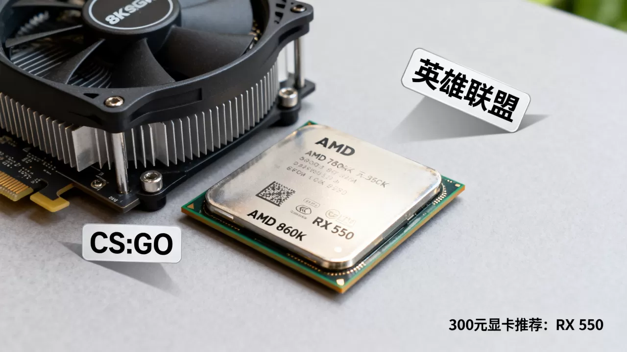amd 860k配300元显卡能玩什么游戏，300元显卡推荐