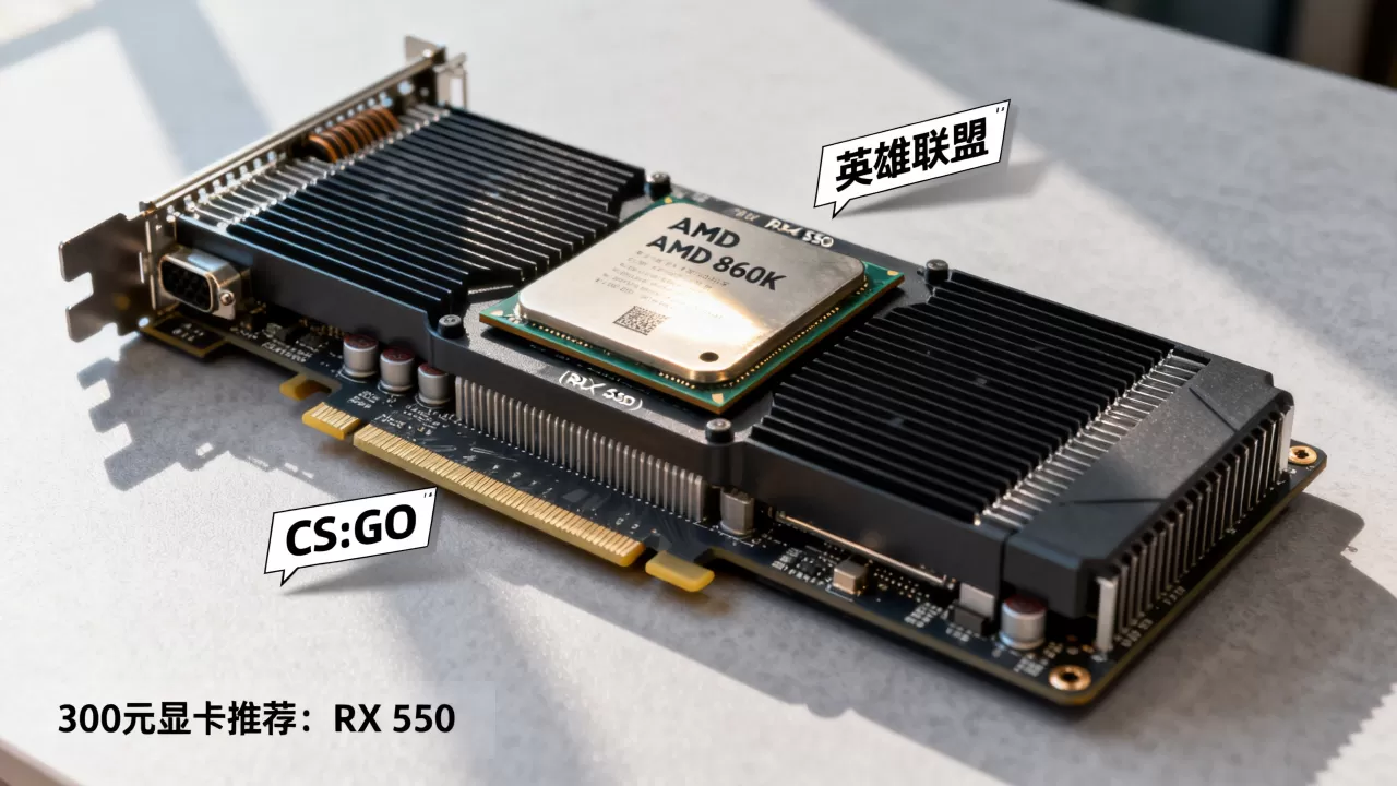 amd 860k配300元显卡能玩什么游戏，300元显卡推荐