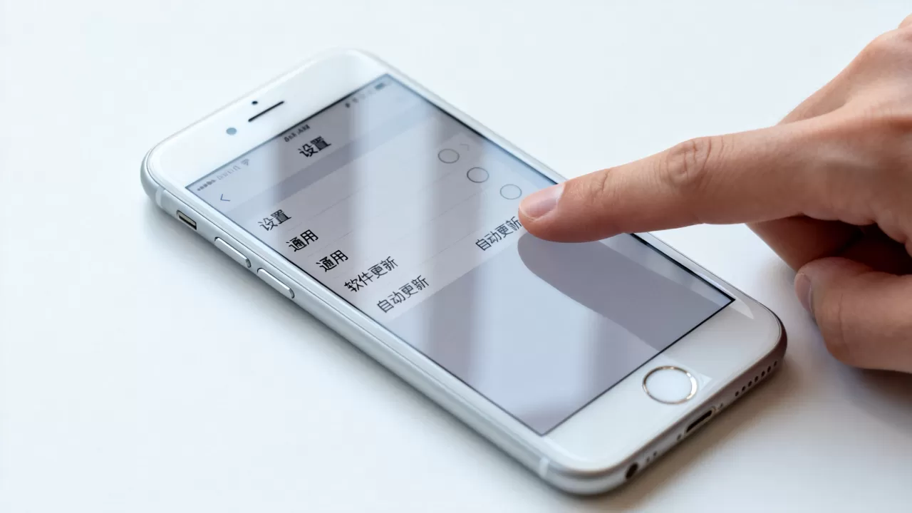 iphone6怎么取消系统更新提示，iphone6关闭自动更新