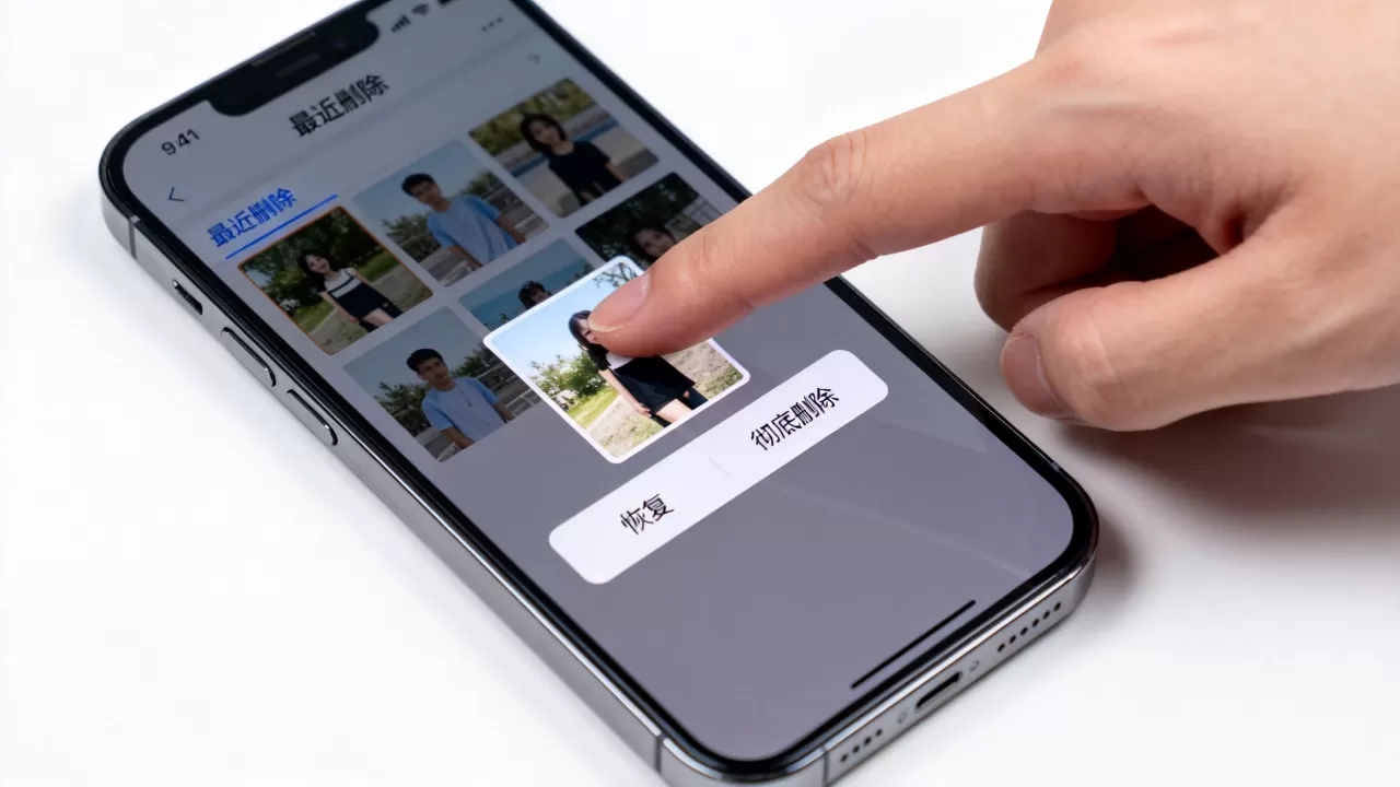 从iphone删除的照片怎么删除的照片在哪里，iPhone删除的照片在哪里找