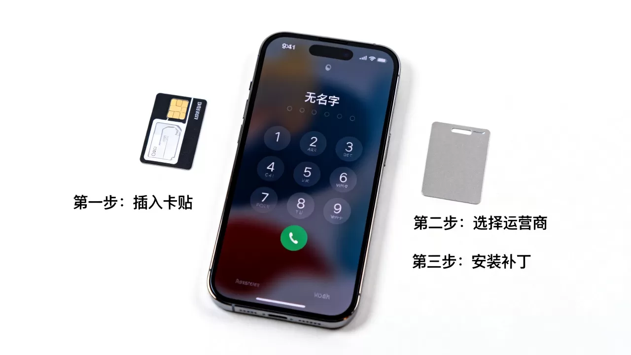 iphone美版打电话无名字怎么解决，卡贴补丁安装教程