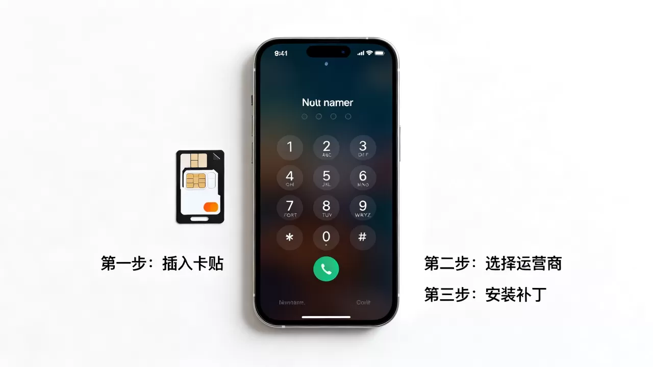 iphone美版打电话无名字怎么解决，卡贴补丁安装教程