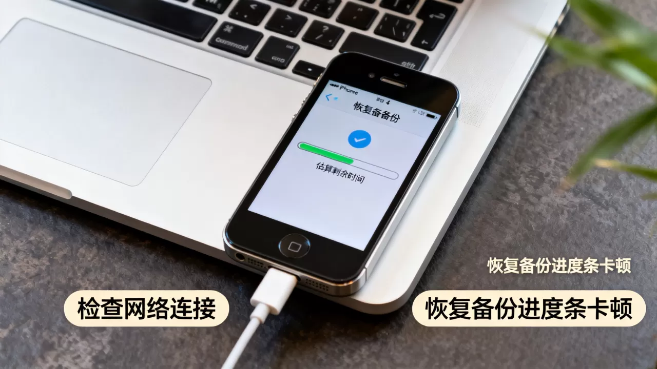 iphone4恢复备份卡在估算剩余时间怎么办，iphone4恢复备份一直卡