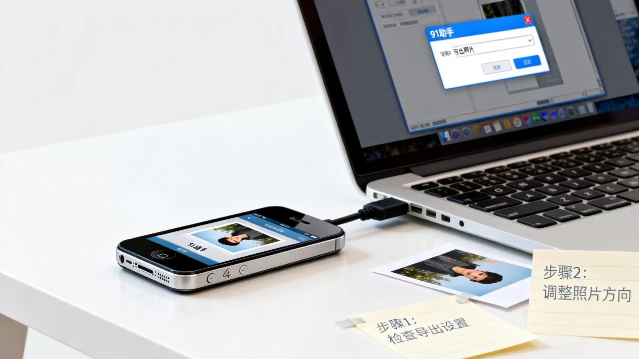 iphone4s用91导出照片颠倒怎么办?91助手导出照片方向不对 iphone4s用91导出照片颠倒怎么办?91助手导出照片方向不对