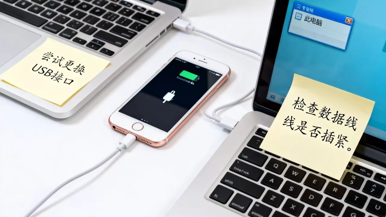 iphone6s怎么和电脑连接电脑连接不上去，iphone6s连接电脑没反应怎么办
