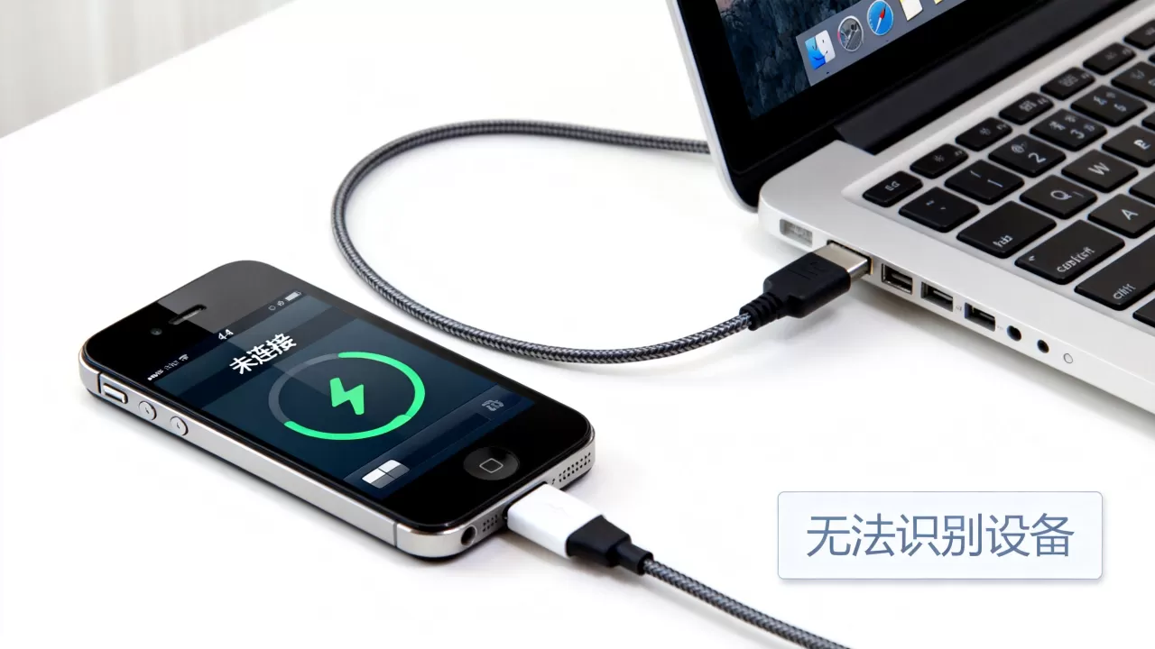 iphone4数据线插入电脑没显示文件夹,电脑识别不了手机怎么办 iphone4数据线插入电脑没显示文件夹,电脑识别不了手机怎么办