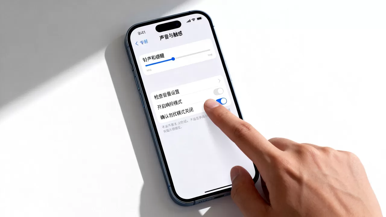 iphone来电没声音怎么设置，iphone来电话没声音