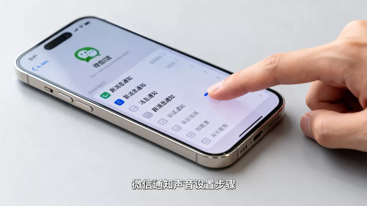 iPhone微信通知声音怎么设置？微信通知声音在哪里设置