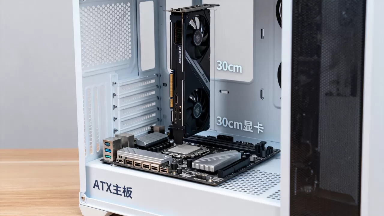 atx主板30cm显卡小机箱,atx主板能装多大显卡 atx主板30cm显卡小机箱,atx主板能装多大显卡