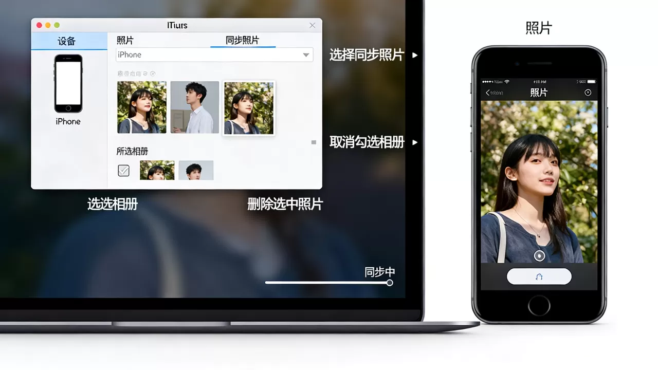 电脑怎么itunes同步到iphone的照片怎么删除照片,itunes同步照片后如何删除 电脑怎么itunes同步到iphone的照片怎么删除照片,itunes同步照片后如何删除