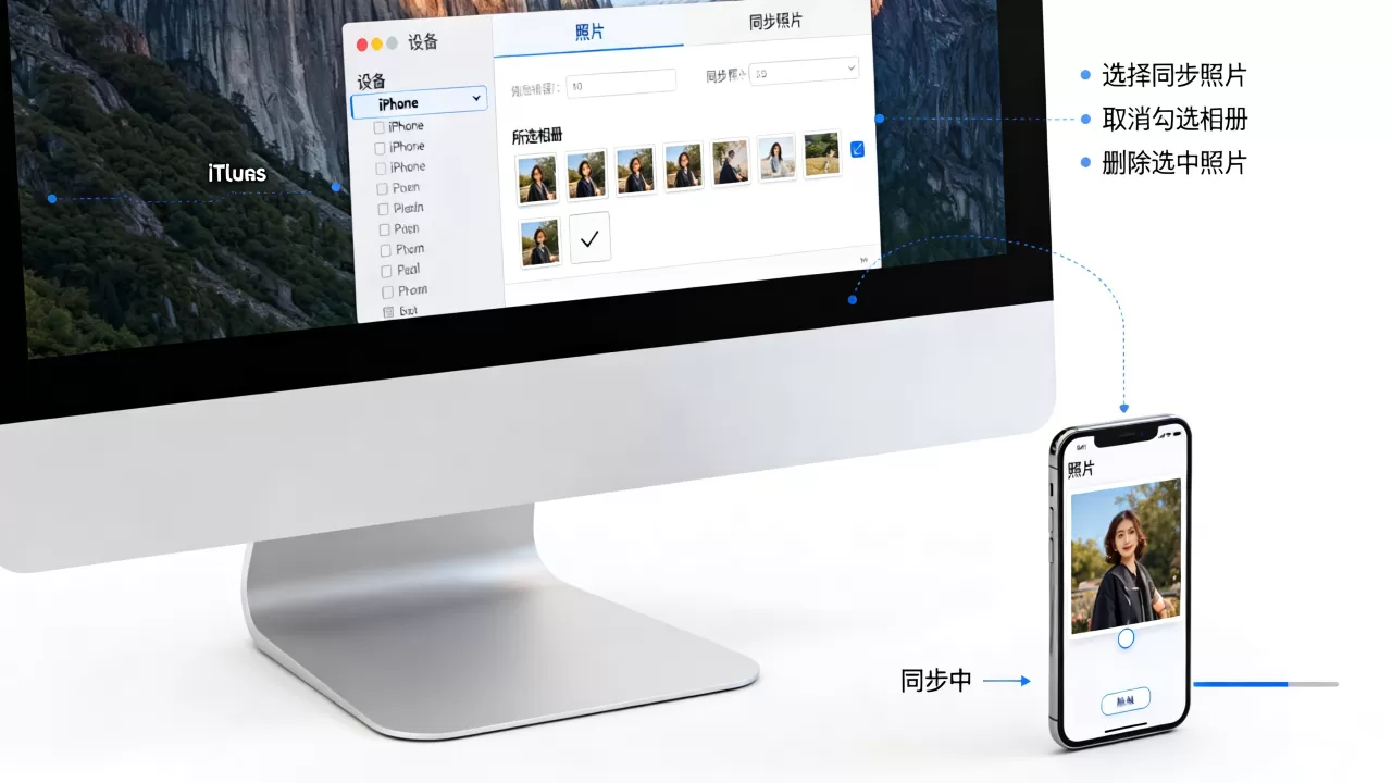 电脑怎么itunes同步到iphone的照片怎么删除照片,itunes同步照片后如何删除 电脑怎么itunes同步到iphone的照片怎么删除照片,itunes同步照片后如何删除