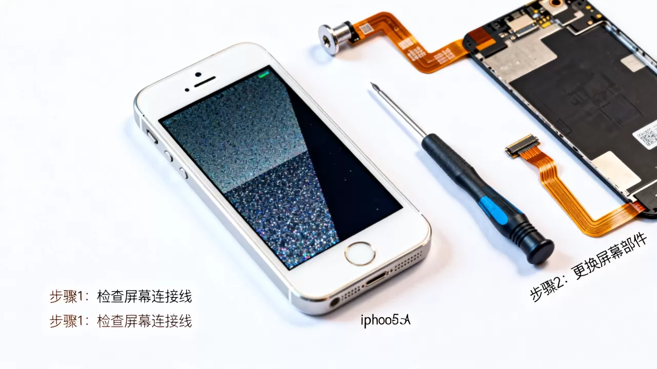 苹果5s花屏怎么办？苹果手机屏幕闪烁黑屏修复
