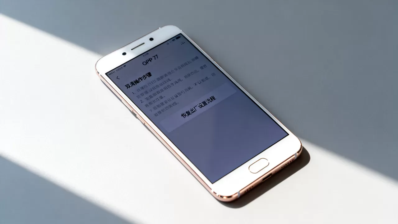 oppor7双清是什么意思，OPPO R7恢复出厂设置