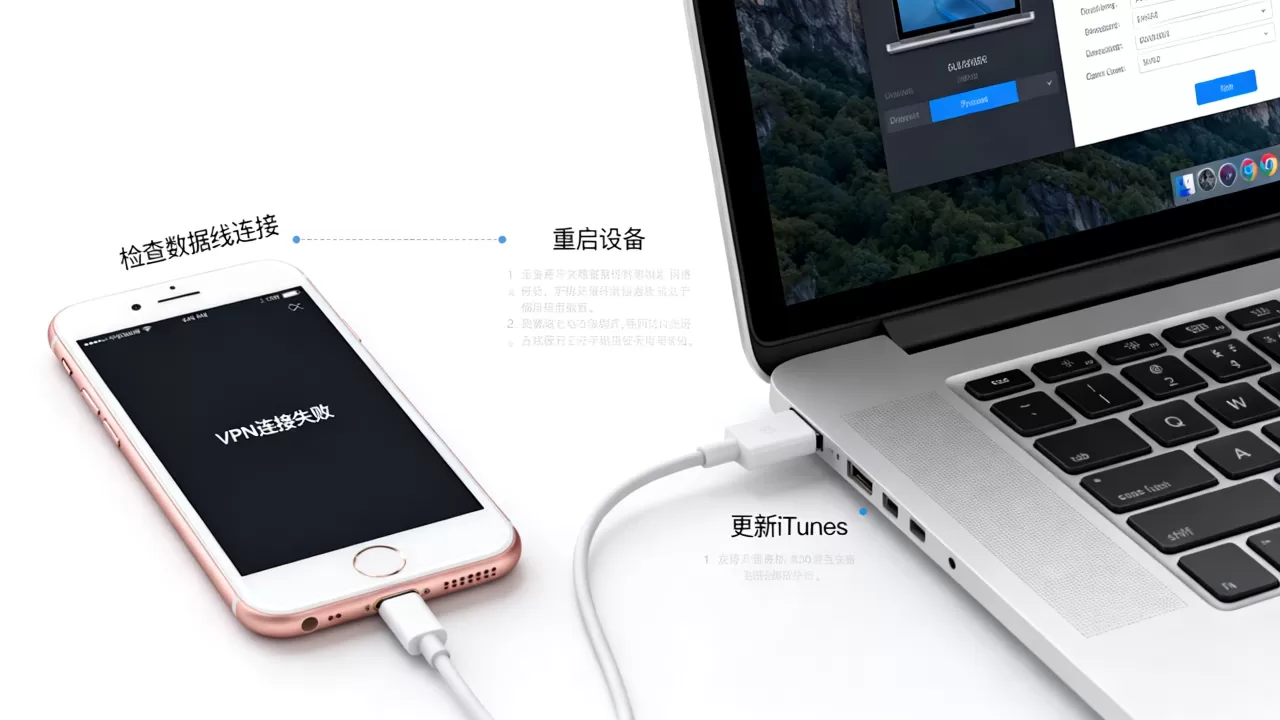 iphone6s怎么vpn连接电脑连接不上，iphone6s无法连接电脑怎么解决