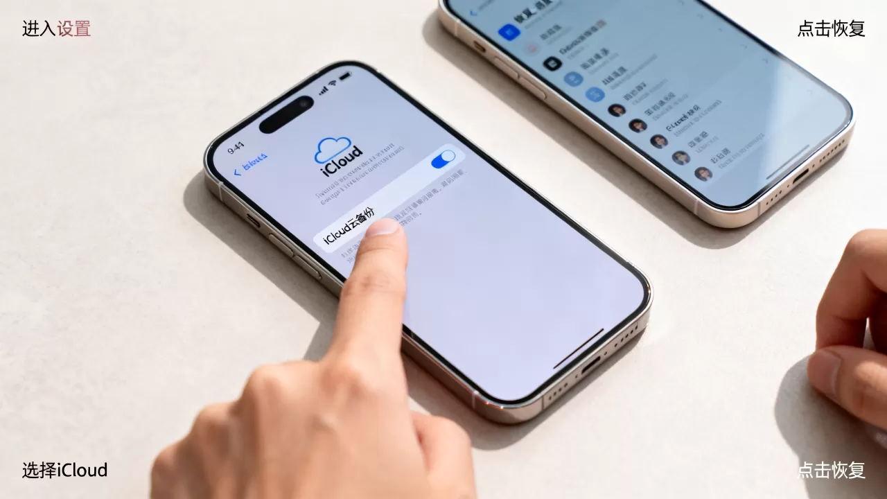 怎么把icloud通讯录恢复至iphone，iphone恢复通讯录方法