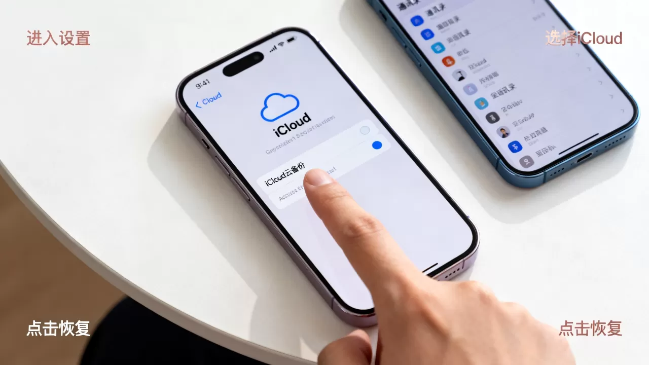 怎么把icloud通讯录恢复至iphone，iphone恢复通讯录方法