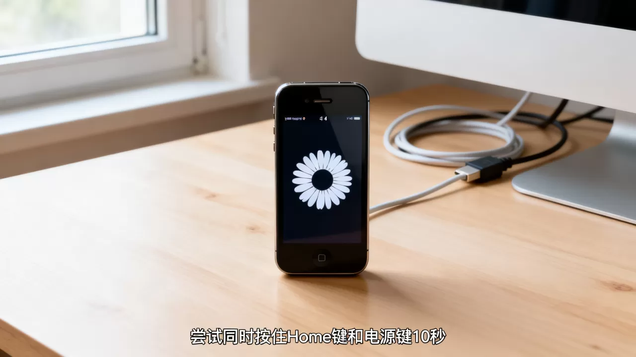 越狱iphone4还原后无限菊花无法强制重启怎么办,iphone4无限菊花重启 越狱iphone4还原后无限菊花无法强制重启怎么办,iphone4无限菊花重启