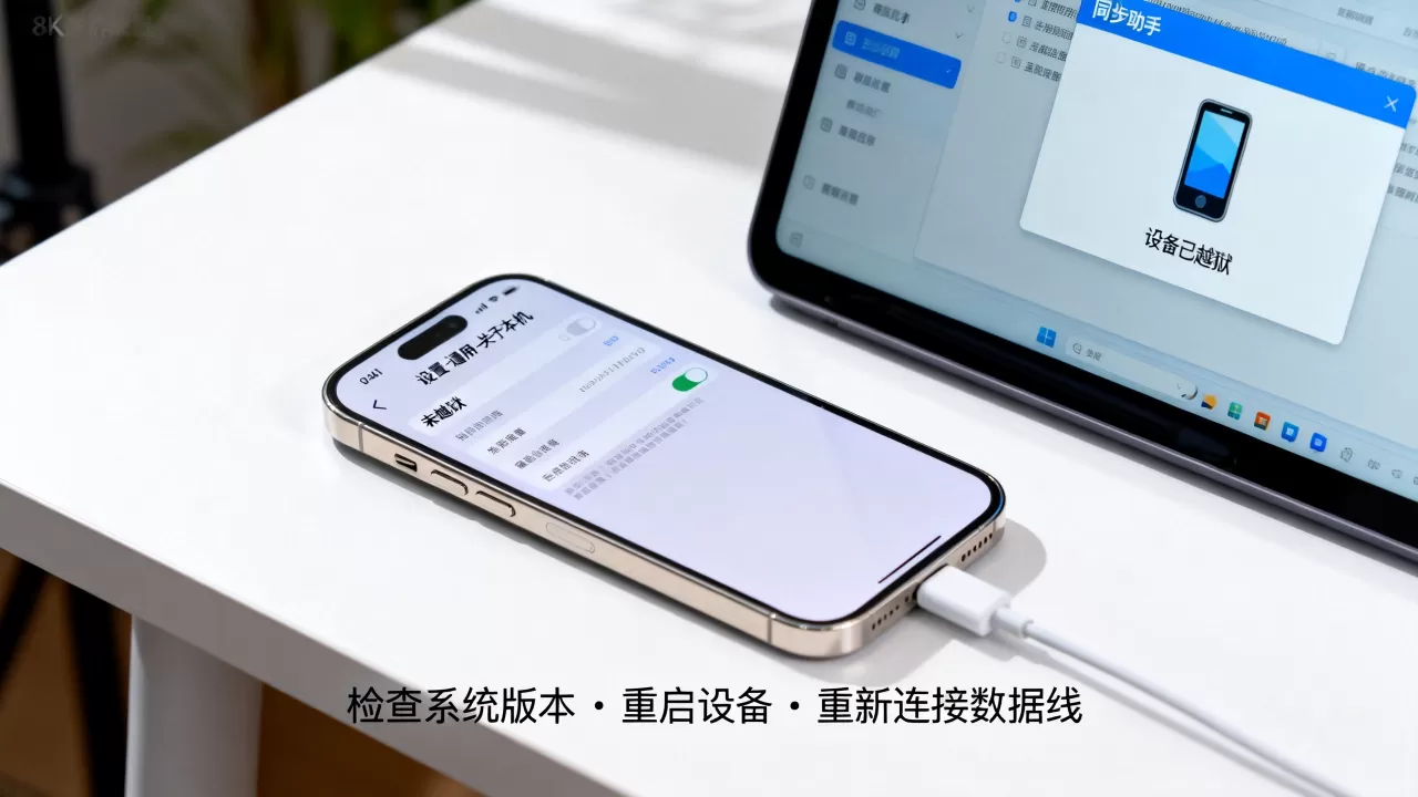 我的iphone没有越狱同步助手显示已经越狱怎么回事儿,iphone显示已越狱怎么解决 我的iphone没有越狱同步助手显示已经越狱怎么回事儿,iphone显示已越狱怎么解决