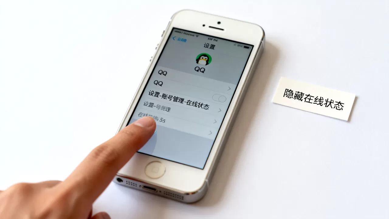 iPhone5s挂QQ不显示在线,iPhone5s挂QQ状态怎么设置 iPhone5s挂QQ不显示在线,iPhone5s挂QQ状态怎么设置