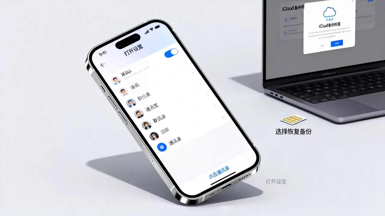 怎么恢复删除的iphone通讯录联系人号码，iphone删除联系人怎么找回