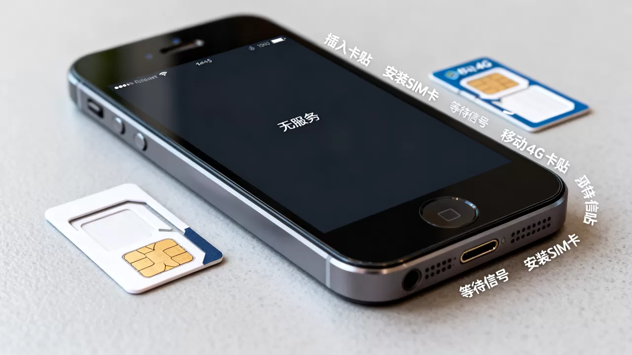 日版iPhone5用卡贴不能用移动4G卡怎么办，iPhone5卡贴解锁教程