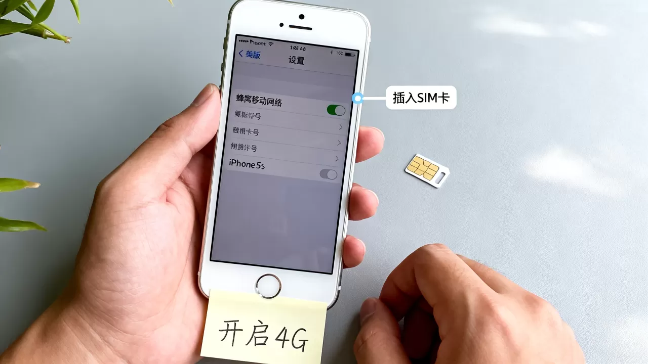 美版iphone5s怎么用4g网络，iPhone5s设置4G方法