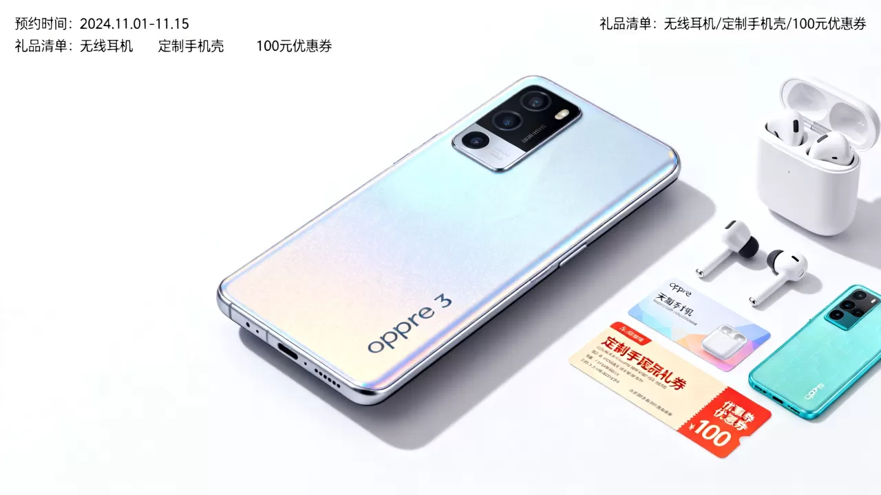 预约opporeno3有什么礼品送，opporeno3预约攻略