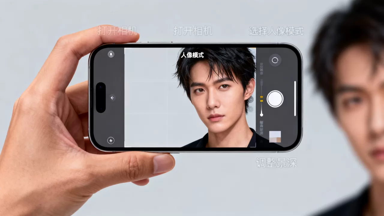 怎么用iphone人像模式，iPhone人像模式怎么设置