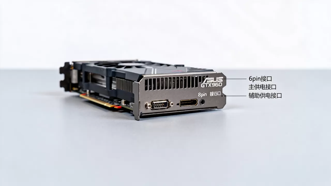 华硕gtx960显卡电源怎么接,gtx960显卡电源接口图解 华硕gtx960显卡电源怎么接,gtx960显卡电源接口图解