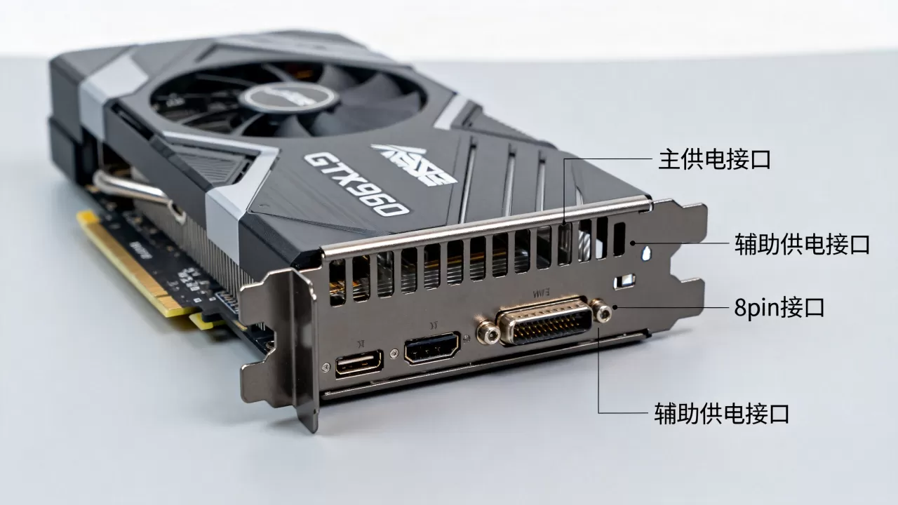 华硕gtx960显卡电源怎么接,gtx960显卡电源接口图解 华硕gtx960显卡电源怎么接,gtx960显卡电源接口图解