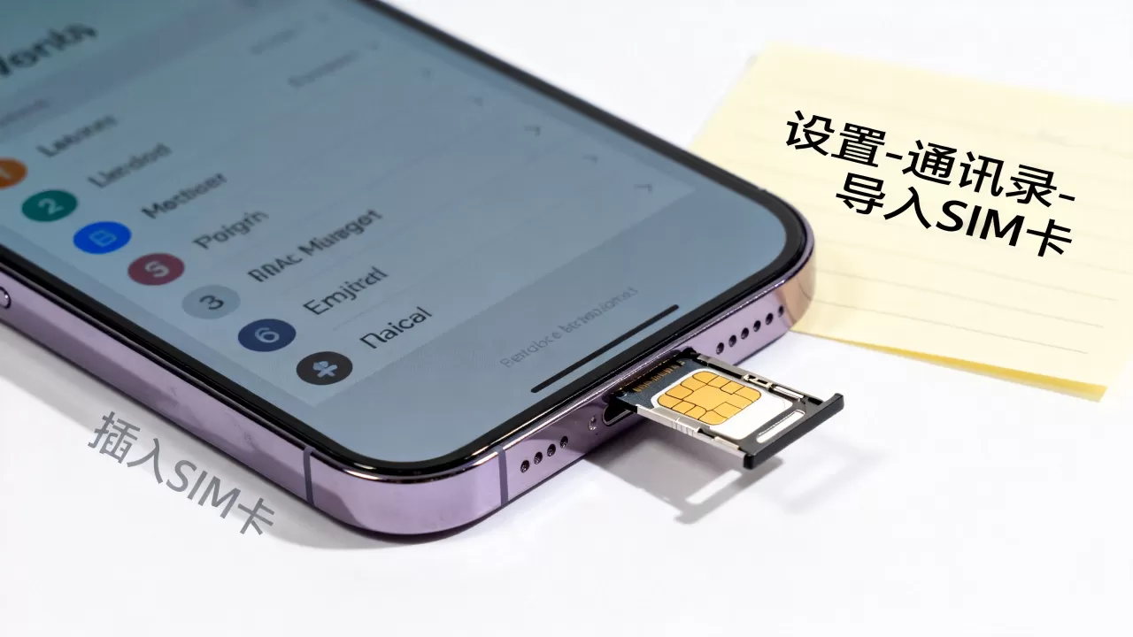 怎么把iphone联系人导入sim卡，iphone通讯录导入sim卡