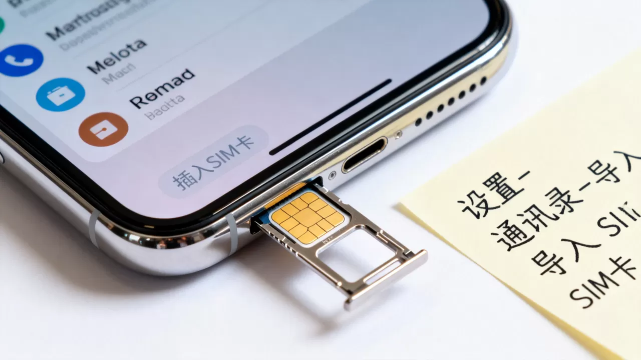 怎么把iphone联系人导入sim卡，iphone通讯录导入sim卡