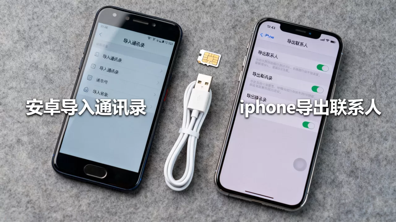 怎么把iphone的联系人导入安卓手机，安卓手机怎么导入苹果手机通讯录