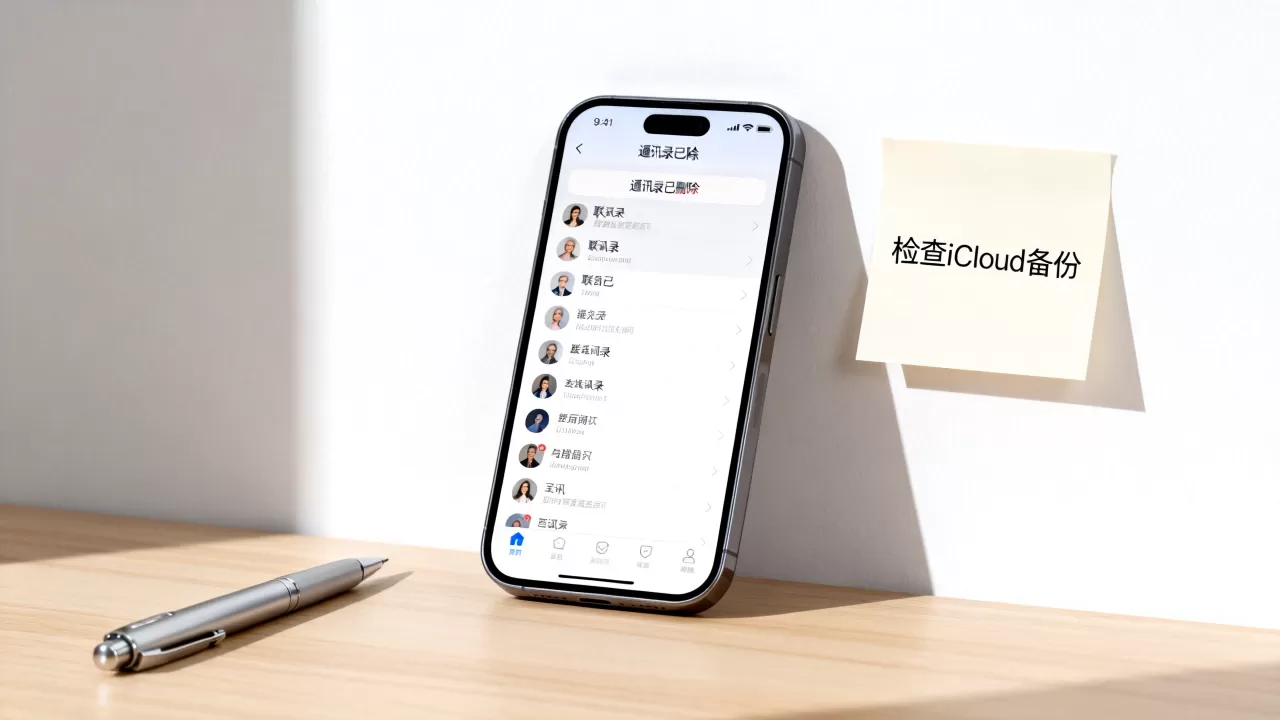 删除的iphone通讯录怎么恢复不了了，苹果手机通讯录删除了怎么恢复