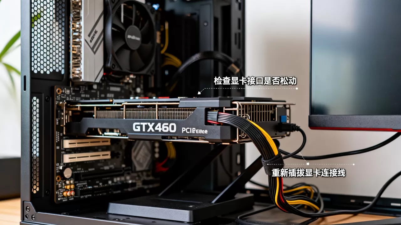GTX460显卡屏幕没反应怎么办，GTX460显卡黑屏解决方法