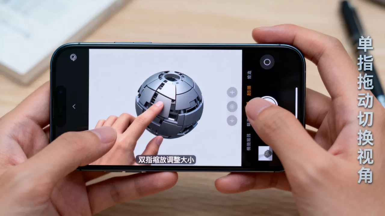 iphone怎么看3d,iphone查看3d模型方法 iphone怎么看3d,iphone查看3d模型方法