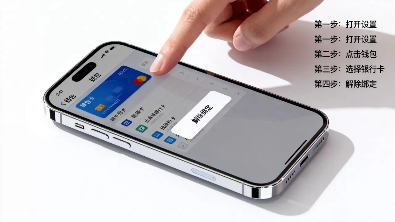 iphone怎么解银行卡绑定银行卡，苹果手机解绑银行卡方法