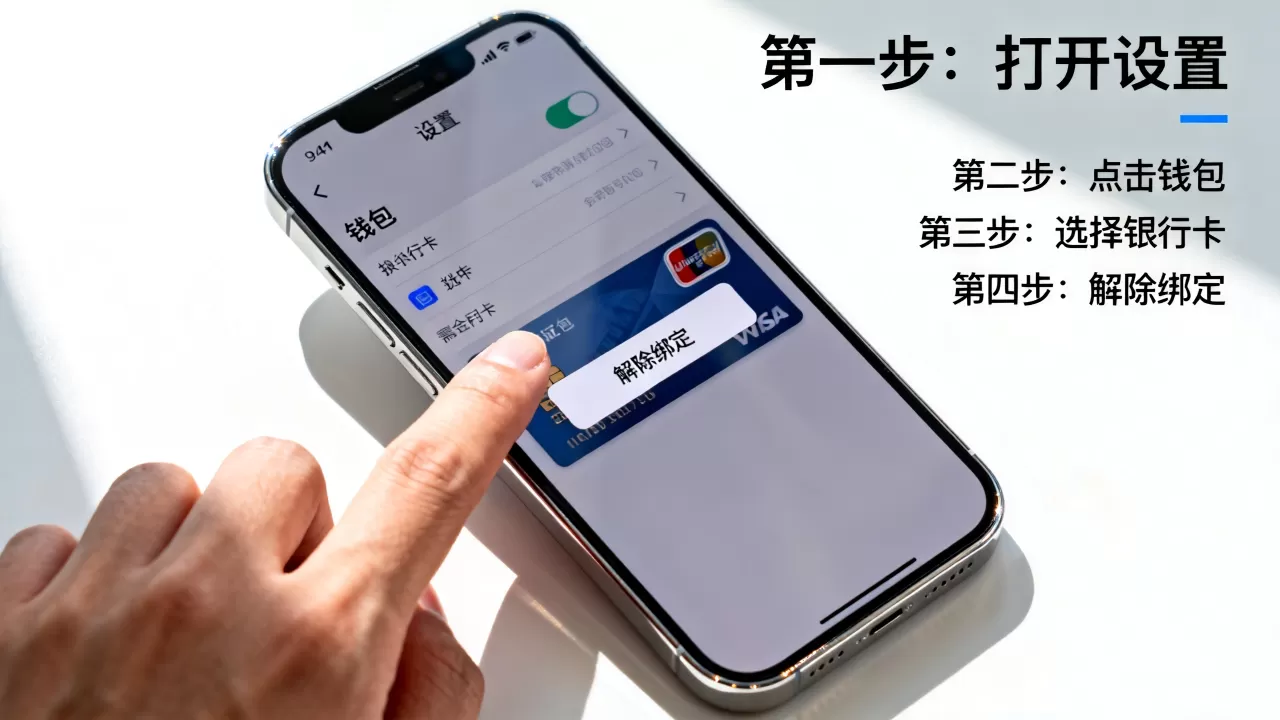 iphone怎么解银行卡绑定银行卡，苹果手机解绑银行卡方法