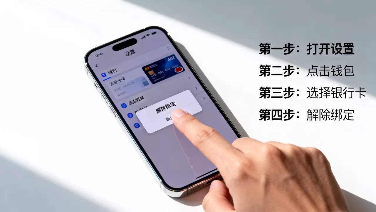 iphone怎么解银行卡绑定银行卡，苹果手机解绑银行卡方法