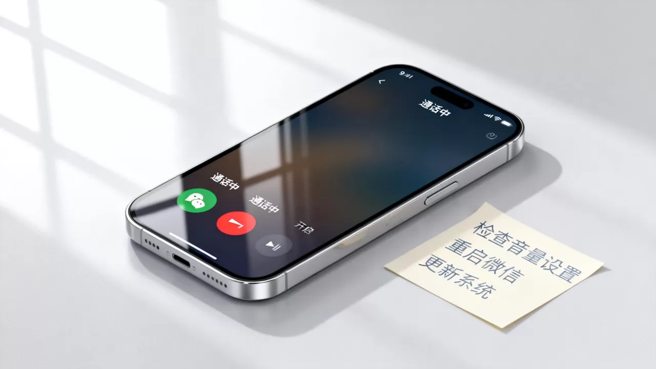 iphone微信来电没声音怎么回事，iPhone微信语音通话无声解决办法