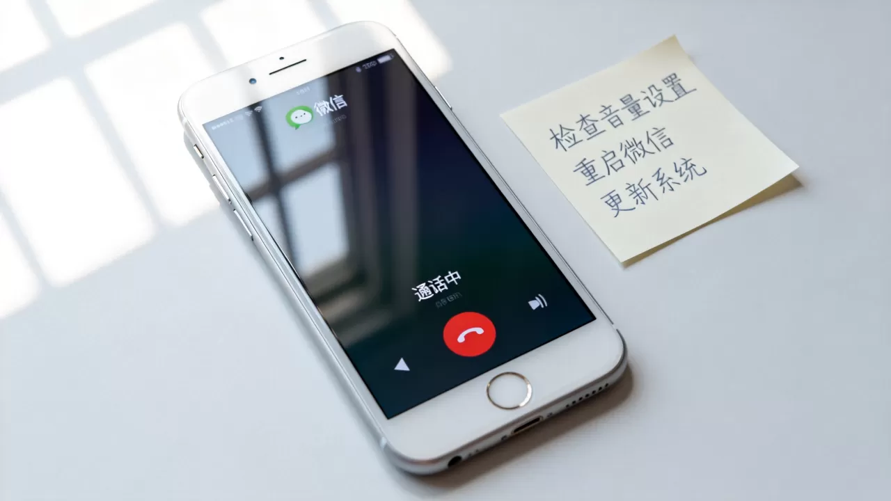 iphone微信来电没声音怎么回事，iPhone微信语音通话无声解决办法