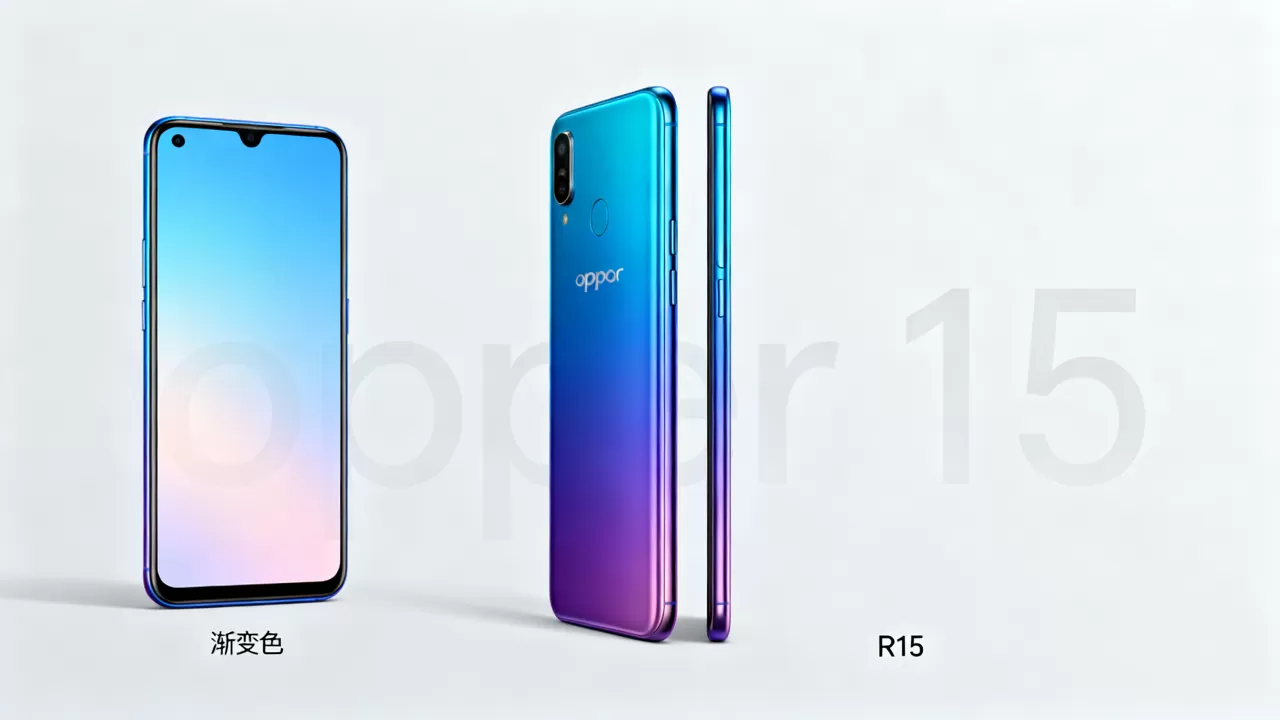 oppor15什么是渐变色，oppo r15渐变色怎么调